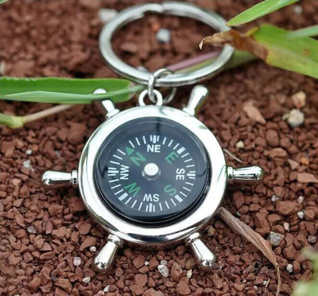 Compass Keychain